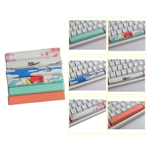 Novelty PBT Dye-Subbed Keycaps 6.25U Spacebar Keycap Mechanical OEM Keycap - Picture 2 of 12