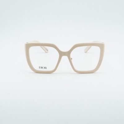 Dior 30MONTAIGNEO S1F Eyeglasses – Ivory Butterfly Square Frame 9500 Dior 30MONTAIGNEO S1F 9500 Ivory 55mm Eyeglasses New  main image 2