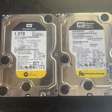 Lot of 2 WESTERN DIGITAL WD1003FBYX 1TB 3.5" SATA HDD