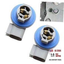 2 PCS License Plate Light Socket, Waterproof Side Reverse Light Socket,