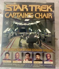 Vintage 1997 Star Trek Captain's Chair Virtual Reality Simulation Tour PC Game