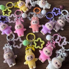 Cabilock Portachiavi Coniglio Peluche Portachiavi Fungo Ciondolo Per