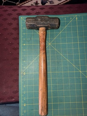 Vintage VULCAN Mini Sledge Hammer 3 lb Hand Sledge USA Forged Steel