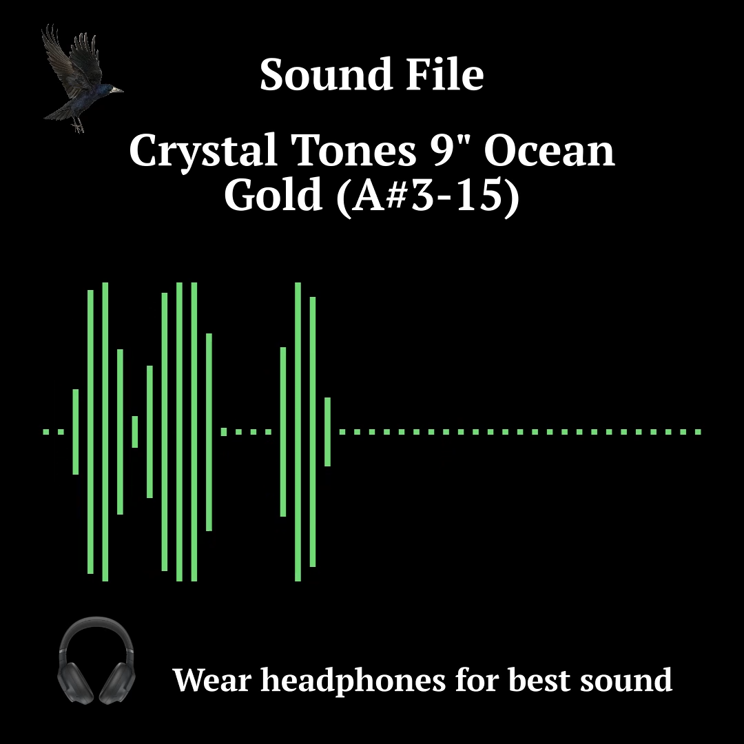 【tomoe】クリスタルトーンズ社Ocean Gold 10インチB+15 Crystal Tones 9