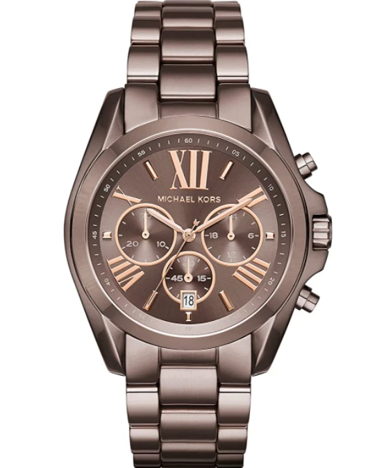 Orologio Cronografo Michael Kors Bradshaw Acciaio Marrone MK6247