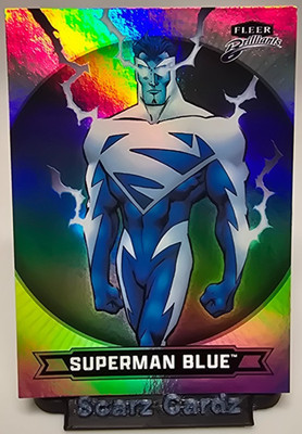 2025 Fleers Brilliants Superman - Superman Blue #25 Base Silver