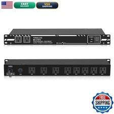TONALUXE Power Conditioner Audio Equipment, 10 Outlets 30A Rack Mount Audio