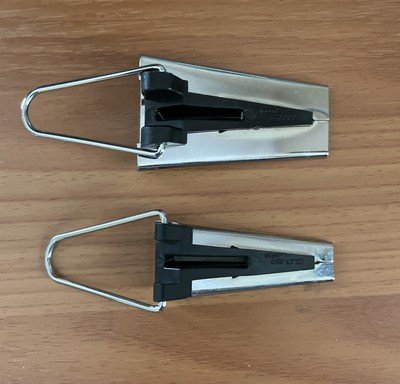 Clover Bias Tape Maker Folder Width 25 MM (1 ) and 12 MM (1/2'') - 2 pieces
