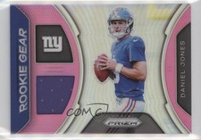 2019 Panini Prizm Rookie Gear Pink Daniel Jones #RG-DJ 0b2