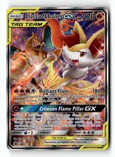 Pokemon Card Charizard & Braixen GX - LP SM Promos Promo SM230 -