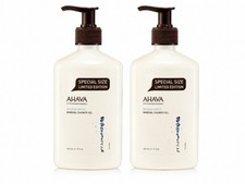 AHAVA Deadsea Water Mineral Shower Gel 17oz 500ml Pump Lot of 2 Limited Ed