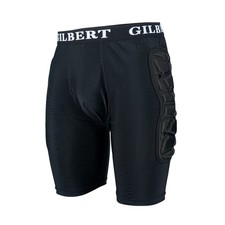 Gilbert Rugby Body Armour - Protective Shorts Black Sz: Jnr Ex Display Free p&p
