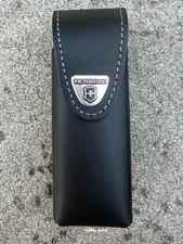 Swiss Army Black Leather Belt Pouch for 111mm 4-6 layers Victorinox 4.0524.3 New