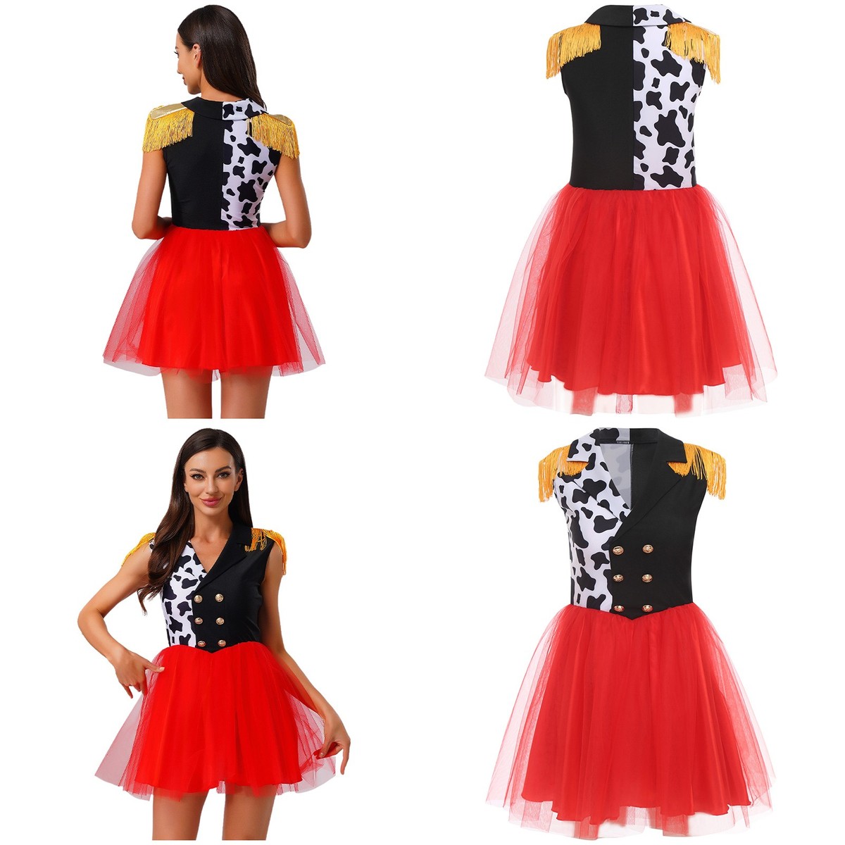 Women Cosplay Theme Party Outfits Adult Dress Tutu Costume Halloween  Dancewear | eBay