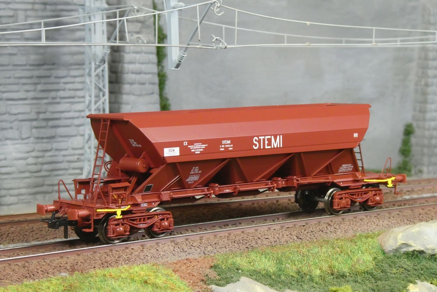 Wagon trémie REE Modeles WB861 histoire ferroviaire SNCF STEMI