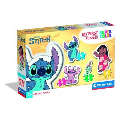Clementoni CLM20595  Puzzle da 3,6,9 e 12 Pezzi - My First Puzzle - Stitch
