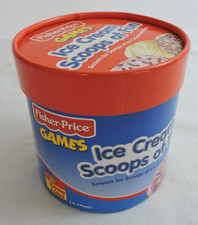 Vintage 2000 Fisher Price Games Ice Cream Scoops of Fun - Excellent