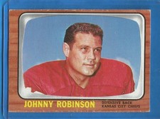 1966 TOPPS FOOTBALL (EX) # 74 JOHNNY ROBINSON - KANSAS CITY CHIEFS