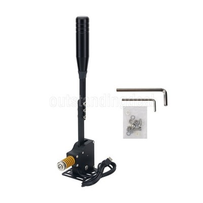 Fully Black PC USB SIM Simulated RC Game   Handbrake Drive-free ot25 @zx