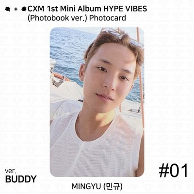 CxM S.Coups Mingyu 1st Mini Album HYPE VIBES Official Photocard