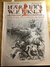 Periódico/revista semanal Harpers 1900 ~ contenido maravilloso