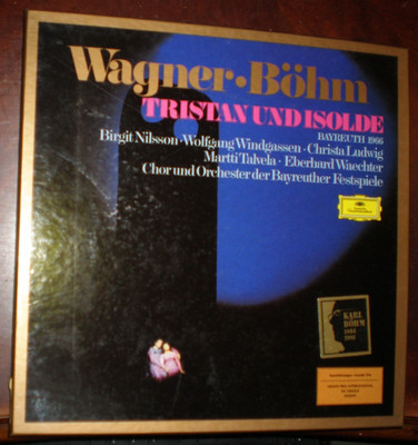 WAGNER BOHM TRISTAN UND ISOLDE 5 LP BOXED SET DEUTSCHE GRAMMOPHON, BOOKLET NM