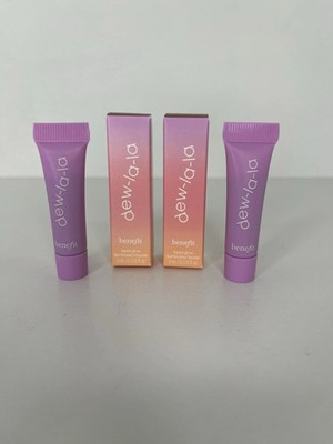 2x Benefit - Dew-La-La Liquid Glow Highlighter - Nova - MINI 3ml/.1 Fl Oz