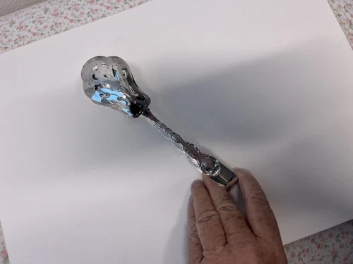 GORHAM STRASBOURG STERLING SILVER ICE TONGS 6 3/4" NO MONOGRAM