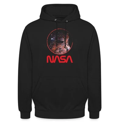 Sweat à capuche unisexe logo NASA et astronaute au design galaxie - Photo 1/4
