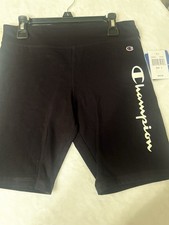 NWT Champion Girls shorts Size Large Black Color/ Brand New