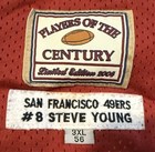 Players Of The Century 3XL Size 56 San Francisco 49’ers Steve Young Jersey  — photo 3