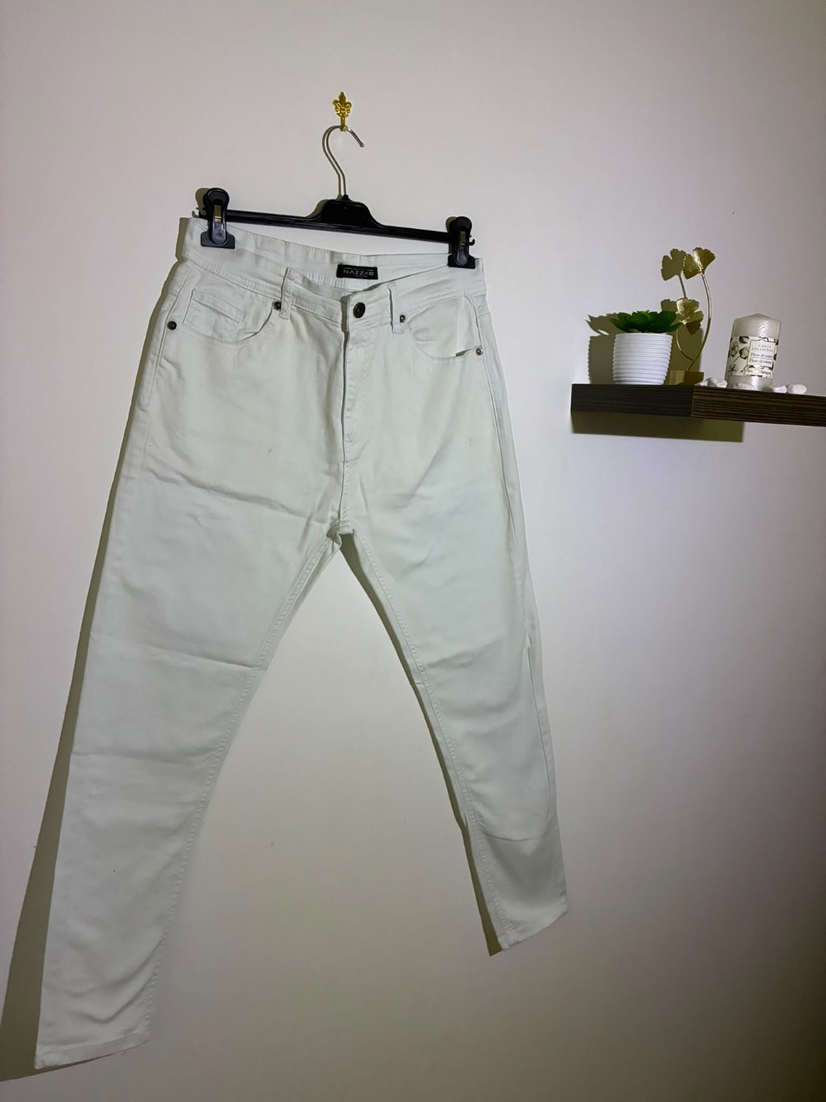 Pantaloni Jeans Bianchi 'Nazzaro' - Taglia 48