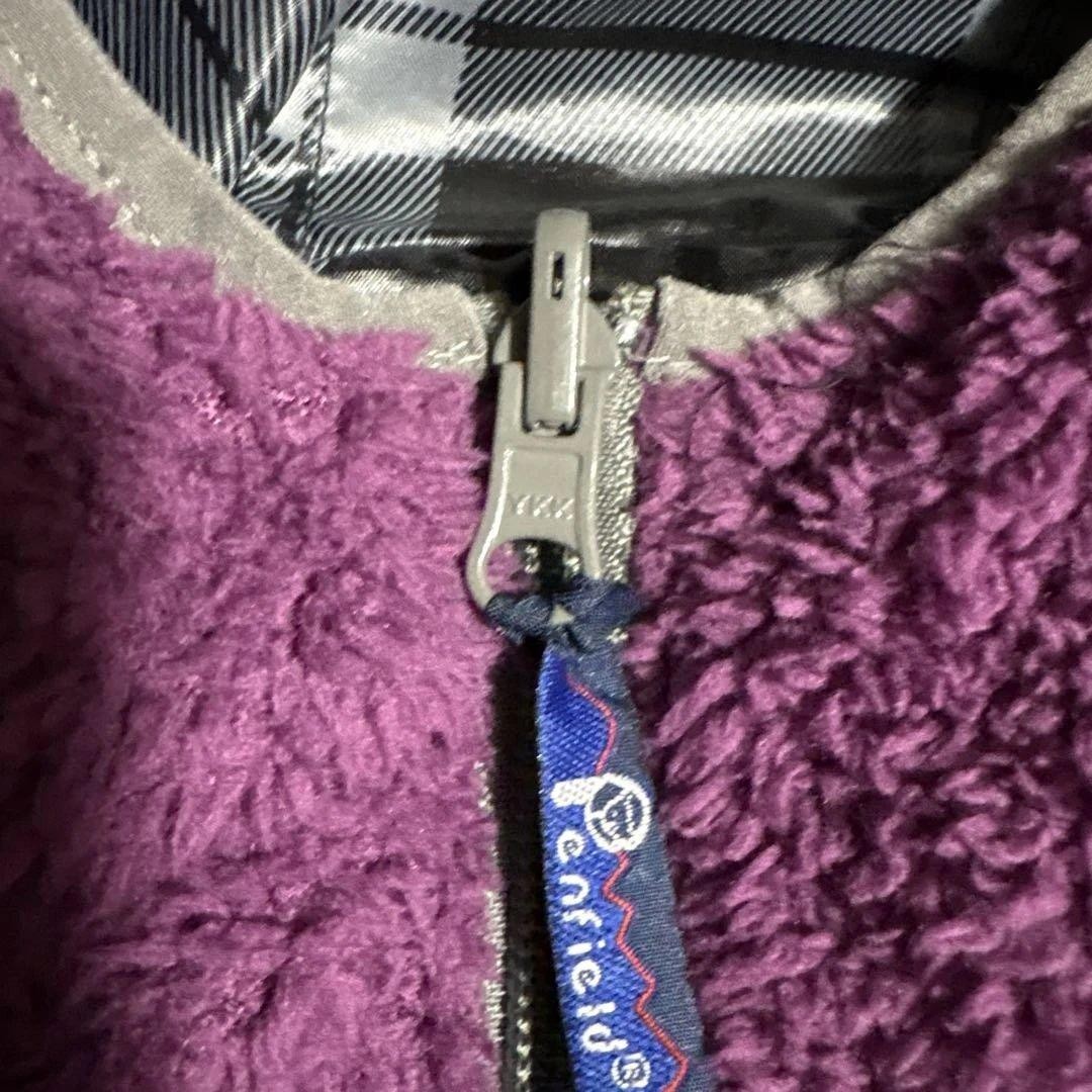 penfield nylon jacket plaid pattern reversible sh… - image 5