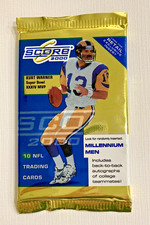 2000 Score NFL FACTORY SEALED  Retail 10 Card Pack Possible TOM BRADY Rookie