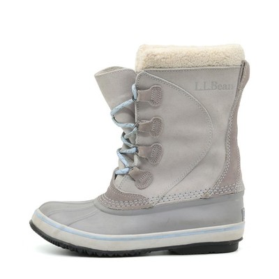 L.L. Bean Damen Winterstiefel Stiefel Grau Wildleder L.L.Bean Boots EU 36
