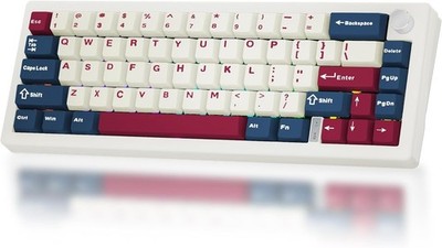BOYI GMK67 65% Wireless Mechanical Keyboard Tri-Mode Linear Switches RGB Backlit