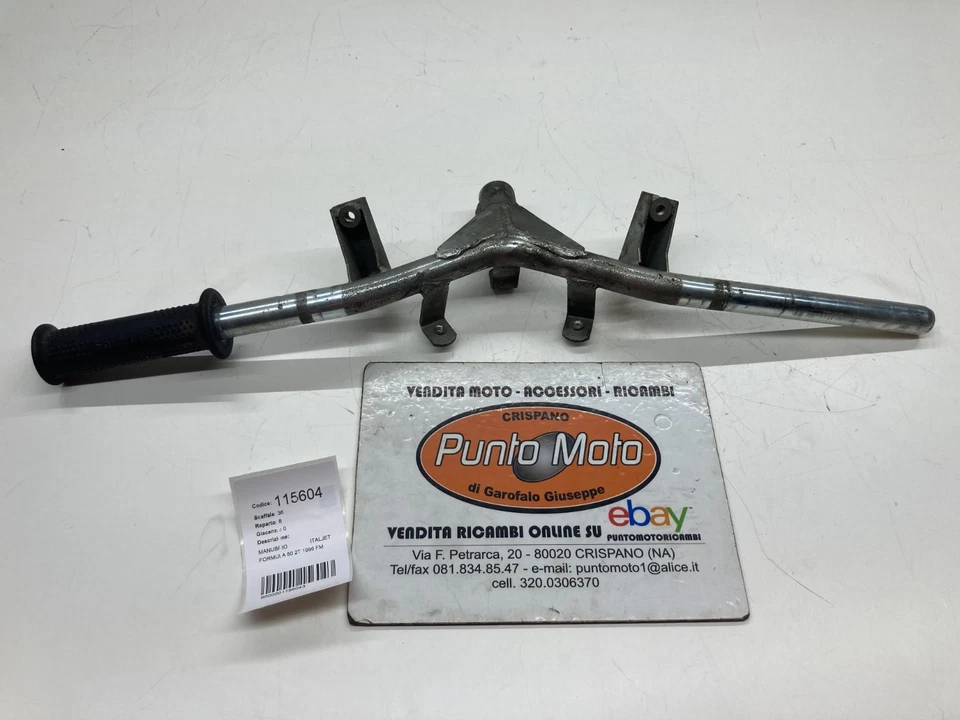 MANUBRIO STERZO HANDLEBAR STEERING WHEEL ORIGINALE ITALJET FORMULA 50 2T 1996 FM - Immagine 2 di 4