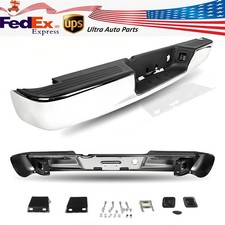 New For 2002-2009 Dodge Ram 1500 2500 3500 Chrome Complete Rear Bumper Assembly New For 2002-2009 Dodge Ram 1500 2500 3500 Chrome Complete Rear Bumper Assembly