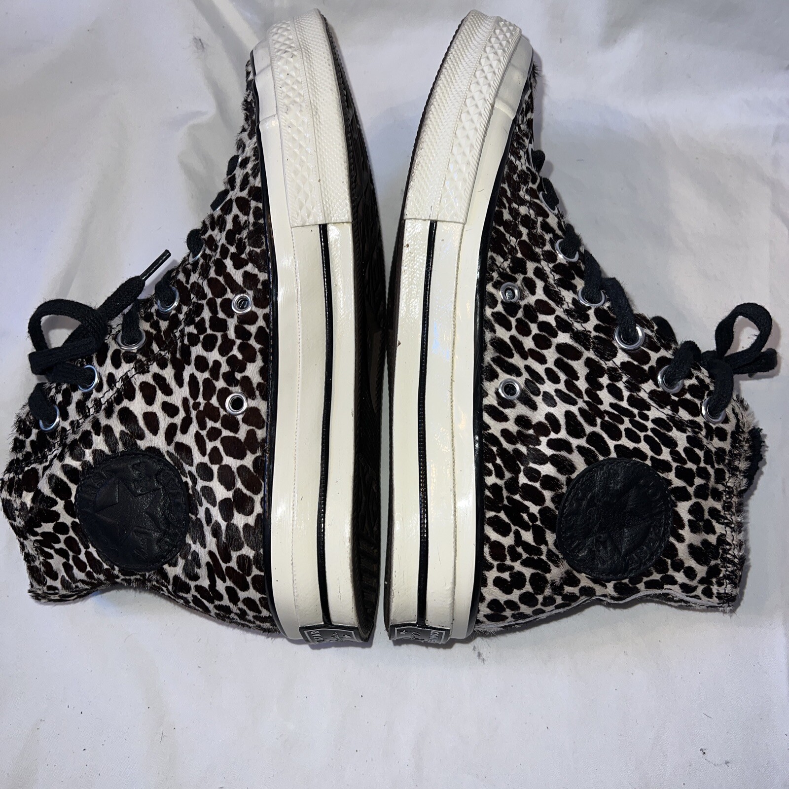 PONY Scarpe Converse All Star 70 Hi stampa leopardata capelli di cavallo Chuck Taylor donna 6 5