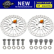 2PCS 11.8" Front Brake Rotors For Harley Touring Electra Glide Road King 2008 UP