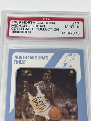 1989 Collegiate Collection North Carolina Coca-Cola #17 Michael