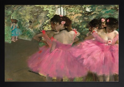 DANCERS IN PINK by Edgar Degas