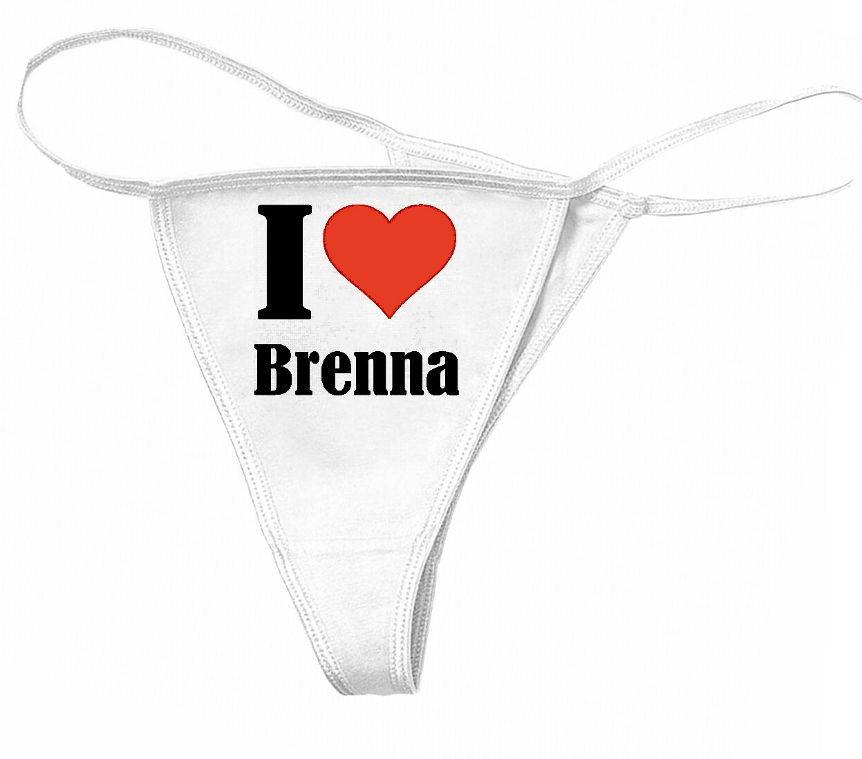 String Tanga I Love Brenna Geburtstag Geschenk Valentinstag Weihnachten