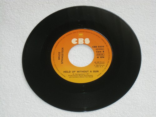 BRUCE SPRINGSTEEN HUNGRY HEART SPANISH ORIGINAL ISSUE ORANGE AND YELLOW LABEL 7" - Picture 4 of 4