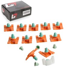 12 Clips + Tüllen SET Zierleisten Befestigung FÜR VW GOLF III IV CABRIO 2/3-trg