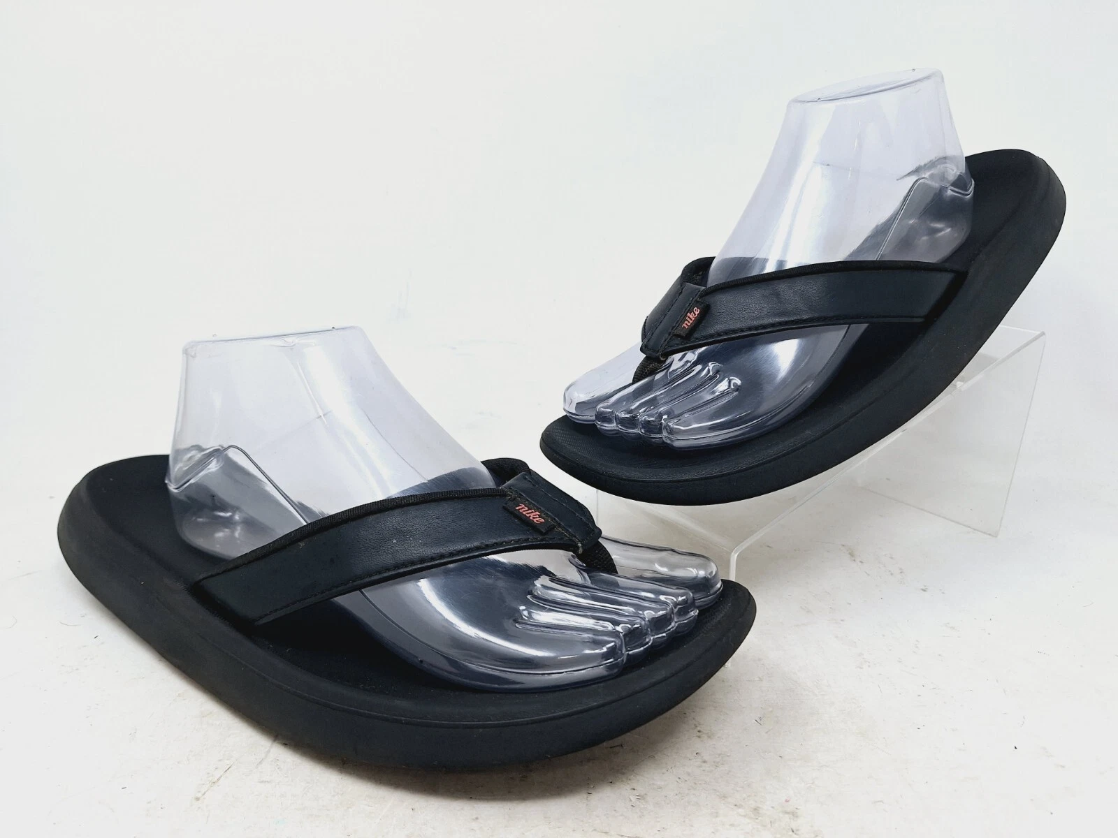 Sandalo infradito Nike donna Bella Kai nero casual spiaggia taglia 11 US