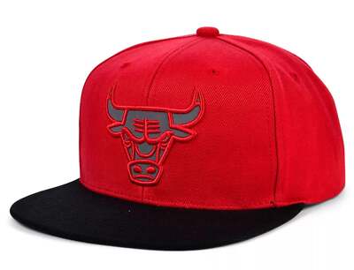 Mens MITCHELL & NESS NBA TEAM REFLECTIVE SNAPBACK BULLS