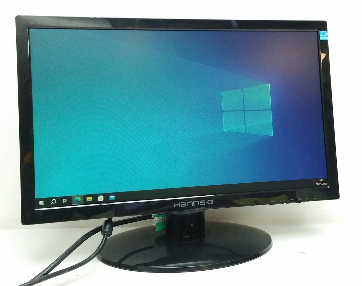 Old Computer Monitor Front Used Lenovo ThinkVision T2224p 22 Inch