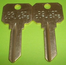   Lot of 2 uncut Schlage DND SC1 Brass Do Not...