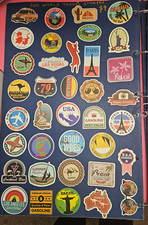 100 Packs World Travel Stickers Waterproof 2 to 3 inches Each Skateboard Laptop